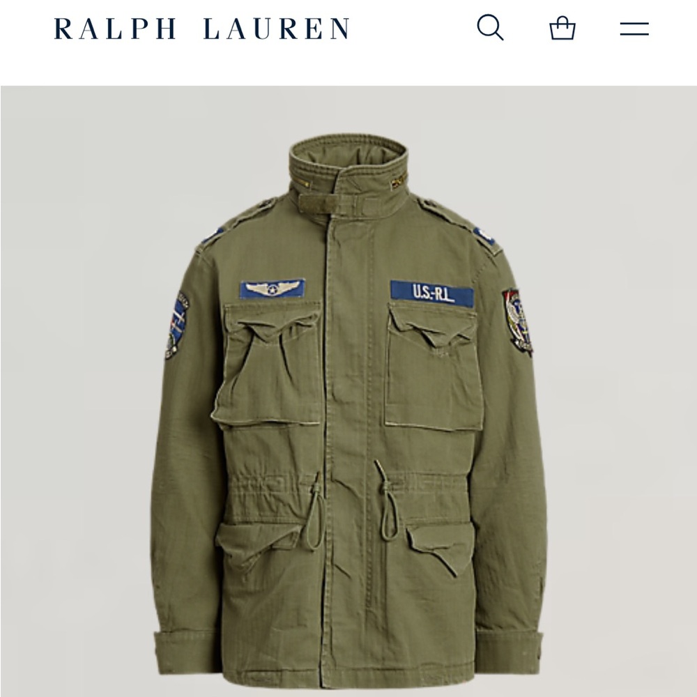 Polo by Ralph Lauren Men's Green Field Jacket